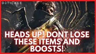 DO THIS NOW! DON'T LOSE THESE ITEMS AND BOOSTS! 1.0.7 #thefirstdescendant