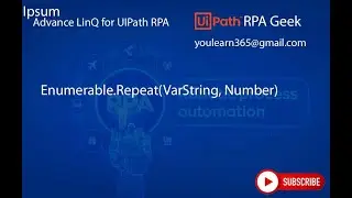 repeat function in uipath rpa