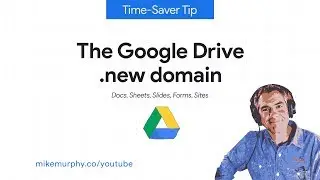 The Google Drive .new Domain for Google Docs