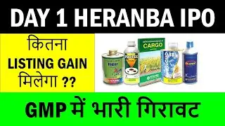 Day 1 Subscription Status: Heranba Industries IPO | Latest GMP Heranba IPO | Apply or Avoid |