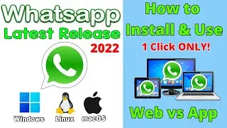 How to Install Whatsapp on Windows 11, 10, 8 & 7 PC or Laptop - Latest Release 2022