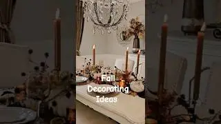 Fall Dining Room Tablescape #falldecorating #decorating