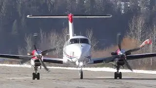 Beechcraft B300 Super King Air 350 Takeoff