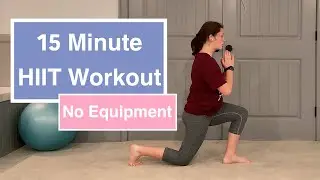 15 min AT HOME HIIT WORKOUT |Equipment Free Total Body Workout for Beginners and Teens