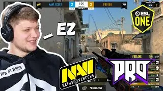 СИМПЛ НЕ ЧУВСТВУЕТ КОМАНДУ ЗЕВСА | NAVI - PRO100 ESL One: Road to Rio - CIS