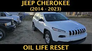 Jeep Cherokee - HOW TO RESET OIL LIFE AND SET IT TO 100% (2014 - 2023)