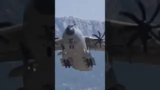 Airbus A400M Atlas AWESOME OVERHEAD TAKEOFF!
