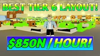 TIER 6 LAYOUT FACTORY SIMULATOR! - Roblox Factory Simulator