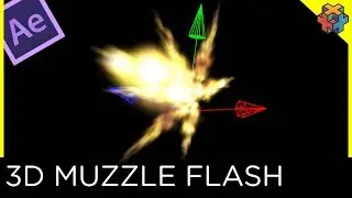 3d Muzzle Flash - After Effects Tutorial