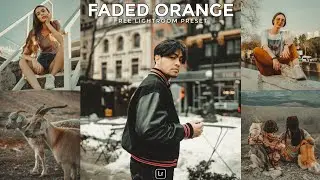 Faded Orange Lightroom Preset | Lightroom Mobile Preset Free DNG | Faded preset | lightroom presets