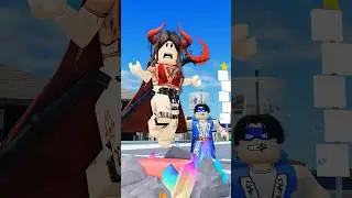 RED VS BLUE IN ROBLOX! 🟥🟦 #shorts