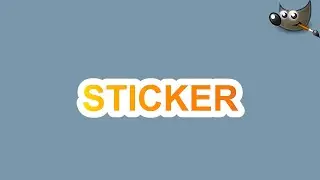 Create a Sticker Text Effect in Gimp