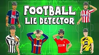 🤥Football Lie Detector!🤥 Feat Ronaldo, Messi, Haaland & more!