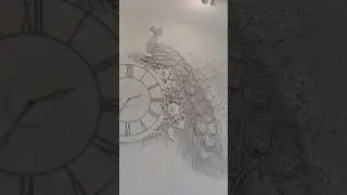 Барельеф в интерьере. Проект с большими часами.