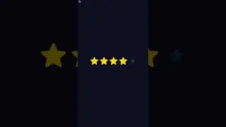 Animated Star Rating ⭐⭐⭐⭐⭐ #html #css #coding #programming #design #style #programming #425