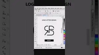 BRF Logo Letter Design in CorelDraw 