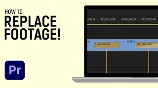 How to Replace a Footage in Project of Adobe Premiere Pro