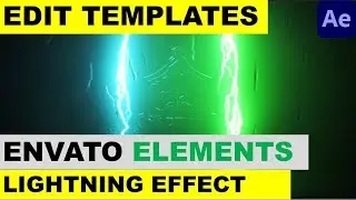 Edit Lightning Effect Template in After Effects from Envato