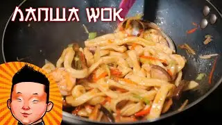 Лапша WOK с морепродуктами | Рецепт лапши вок