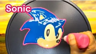 Sonic Pancake Art - Sonic The Hedgehog, Cartoon Character, Pancake@rainbowpancakeart