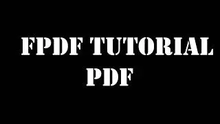 Example 8  -  generate report pdf  with fpdf using php