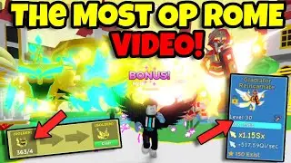 The MOST OP Clicker Simulator Rome Update VIDEO! (Roblox)