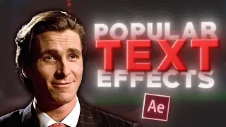 Popular TikTok Text Effect Tutorial I After Effects Beginner Guide