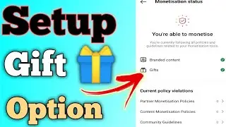 How To Setup Gift Option in Instagram || Instagram Gift Option Setup #trending