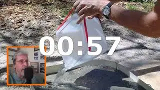 Create a durable garden stepping stone with a Flexible Concrete Shaping Form in just 2 minutes.