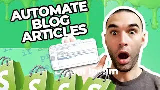 How to Automate Shopify blog articles | shopify tutorial  2024