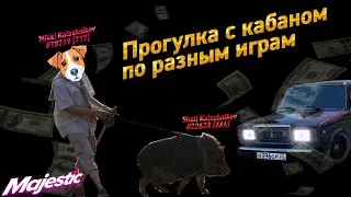 ПРОГУЛКА С КАБАНОМ ПО РАЗНЫМ ИГРАМ!!! MAJESTIC, RODINA и т.д СТРИМ ХАТА ДЕНЬ №1!!!!!!