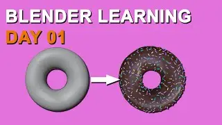 Blender Learning Day 01 @kart1708  @blenderguru #ai #blander #modeling #art