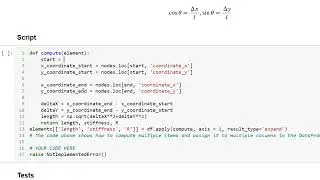 Solving a 2D FEM truss problem in Python