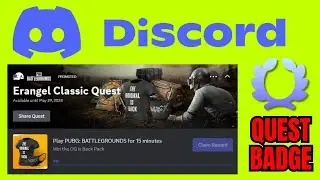 Discord Quest Badge TUTORIAL (How To Get Quest Badge)