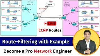 Route-Filtering with Real-Time Example For Network Engineers | Become a Pro #Network #Engineer