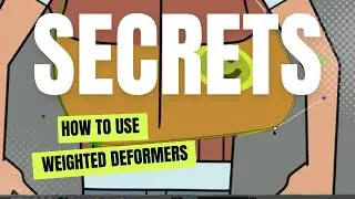 How to Use Weighted 🏋️‍♂️ Deformers in Toonboom Harmony