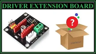 STEPPER DRIVER BOARD EXTENSION V1.1 A4988 DRV8825 UNBOXING