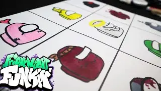 DIBUJANDO ICONS | IMPOSTOR V5 DE Friday Night Funkin