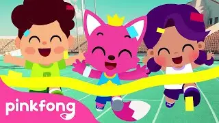 Let’s Run a Race | Run Super Fast! | Sports Songs | Pinkfong Songs for Children