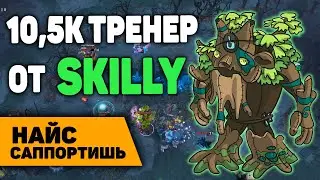 НАЙС САППОРТИШЬ | ТРЕНЕР ОТ SKILLY РАЗБИРАЕТ ИГРУ для ДОТА 2 СППОРТС