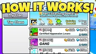 How To Get TONS Of Points In The Pet Simulator 99 Clan Battle!