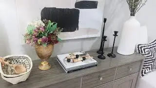 Spring 2022 Decorate With Me | 4 Console Table Styling Ideas