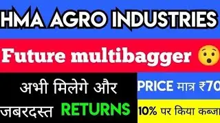 HMA Agro Industries letest update ⚫HMA Agro Industries share letest news