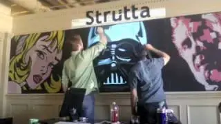 Strutta Art Wall Timelapse