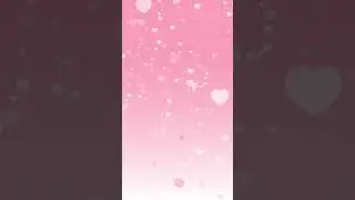 Pink Heart Romantic Love Background Animated Video Loop | Copyright-Free | Full HD