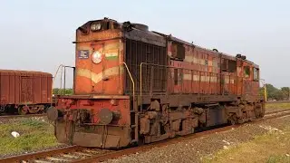 WDG3A Diesel Locomotive | Train Engine Shunting | Moula Ali Diesel Locomotive | Indian Railways