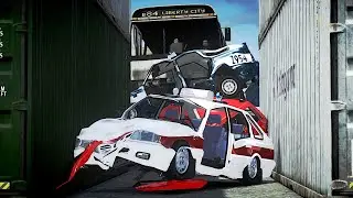 GTA IV Daewoo FSO Car Pack Crash Testing HD