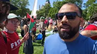 Live At DNC Protest In Chicago A Few Crazy People Out Here Getting Ready To Break Through DNC Wall