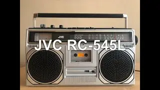 JVC-RC545L STEREO RADIO CASSETTE RECORDER.80s