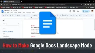 How to Make Google Docs Landscape Mode (Guide)